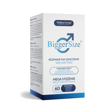 Bigger Size Tablets (60 pack) elegantly packaged, highlighting their natural composition for superior endurance - Essential Male Tablets for men.